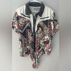 Double D Ranch Graphic Button-Up Shirt